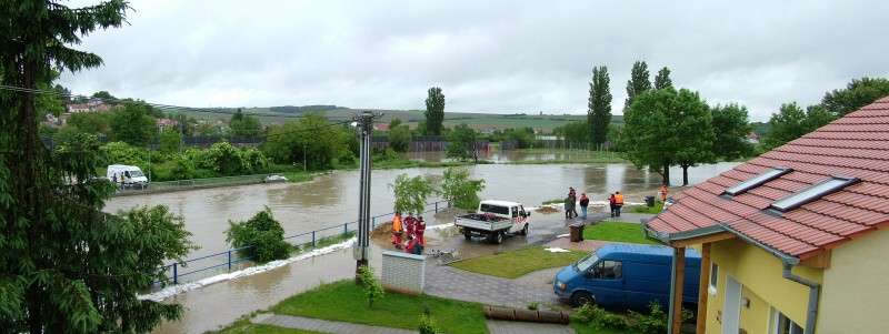 Historické povodně Kunovice