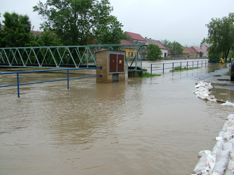 Historické povodně Kunovice