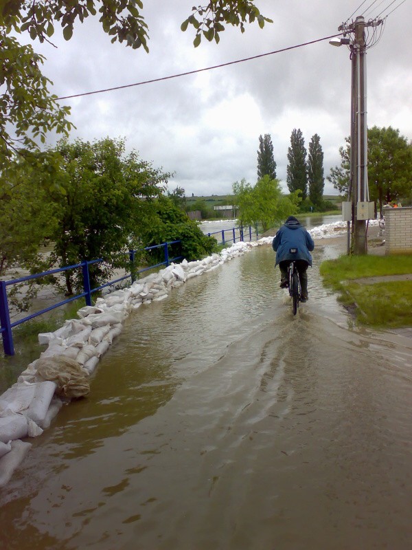Historické povodně - Kunovice - Olšavní